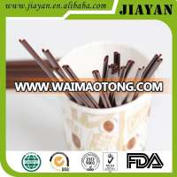 double coffee stirrer drinking straws for bar